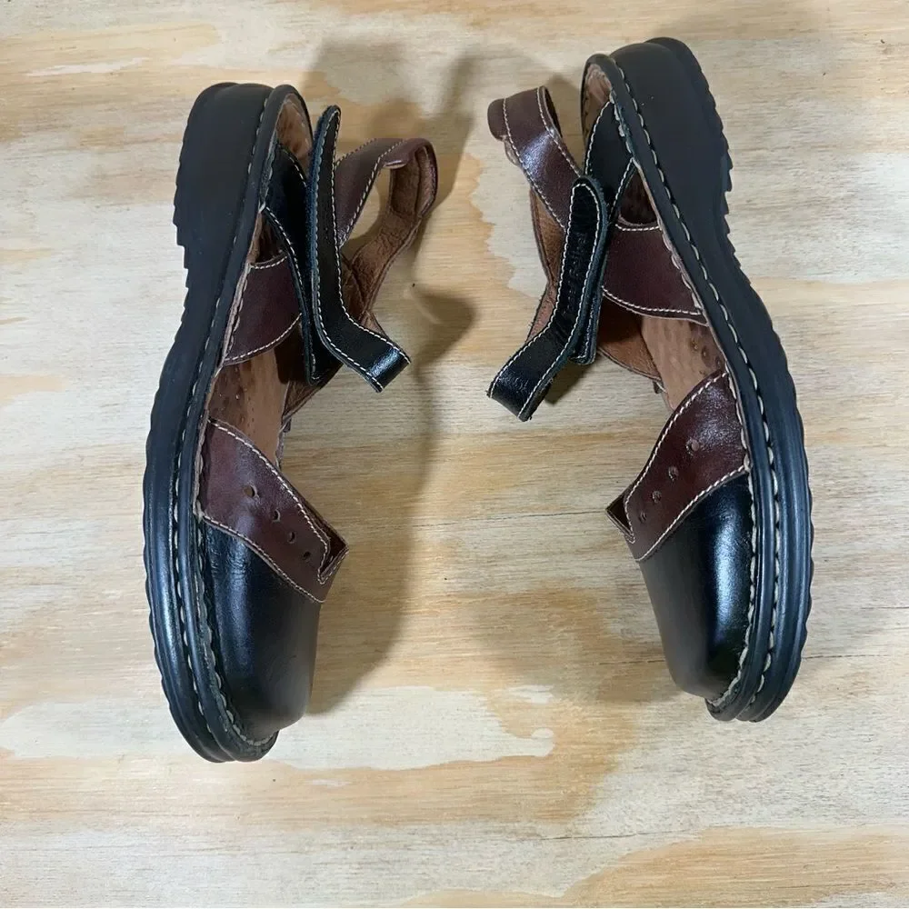 Josef Seibel Two Tone Leather Sandals Women’s Size 7